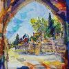 THE POINTED ARCH, ISLD OF RHODES, GREECE by Lalita L. Cofer -signed limited edition print  includes shipping $69.00