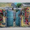 THE WELCOMING COMMITTEE, Harbor Island, the Bahamas by Lalita L. Cofer  -signed limited edition print  includes shipping $69.00